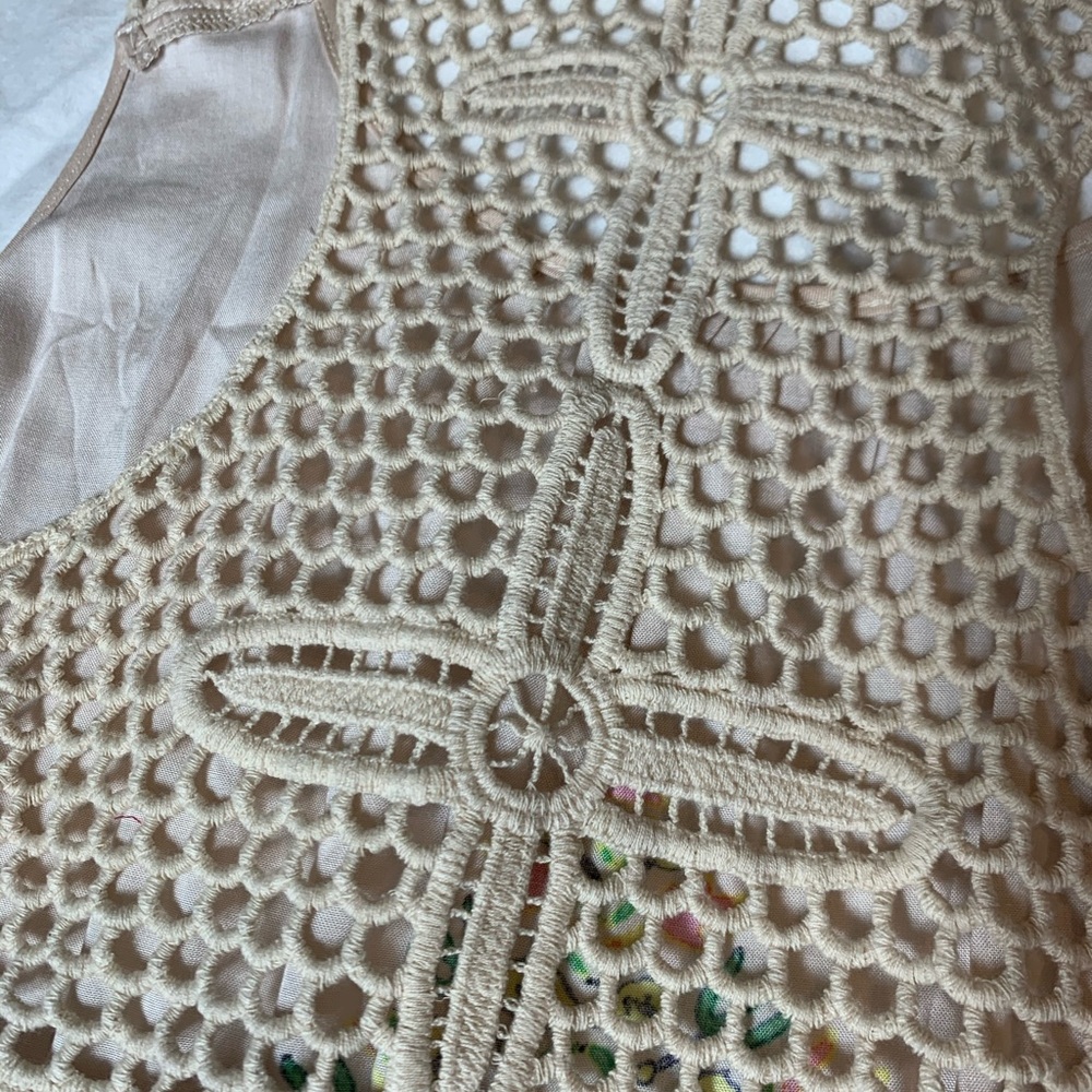 MINE Sz L bohemian swing tank with crochet - Picture 12 of 14